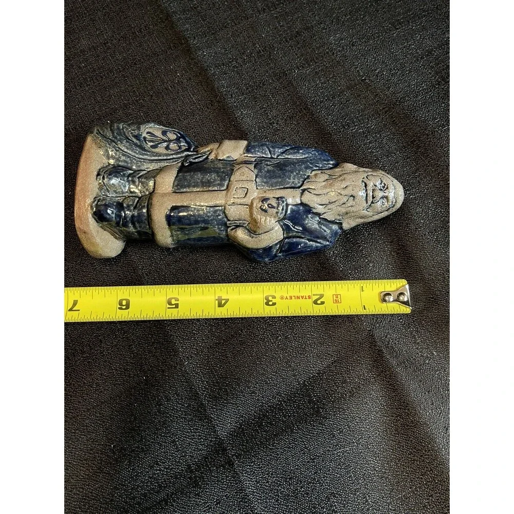 1990 Rowe Pottery Works Annual Santa RPW Salt Glazed 6.5" Father Christmas - Picture 8 of 9